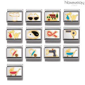 [노미네이션]컴포저블 클래식 데이라이프 에나멜,18K 골드 링크 030208 (택1) 남자 여자 팔찌 선물 브랜드