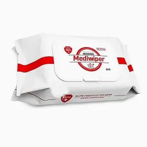 [문구티쳐] 메디와이퍼 소독티슈 살균물티슈 80매 캡형 99.9% 살균효과 민감한 피부에도 안전 티슈형 손소독 대용량티슈