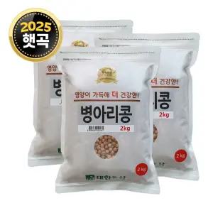 25년산 병아리콩 6kg (2kgx3) / 이집트콩 팔라펠 후무스 잡곡