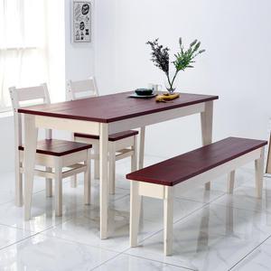 진이네가게 파스텔컬러 소나무 원목테이블 1200  2인/3인/4인용 식탁 책상