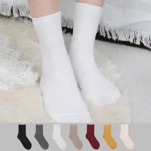 [무료배송] 여성 베이직골지 패션 양말 10켤레 학생 사계절 여자 국산 면