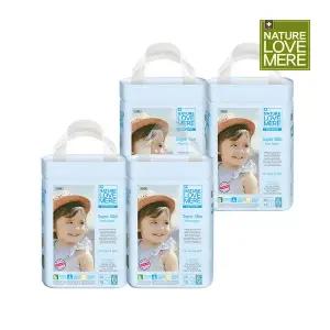 [네이쳐러브메레] 슈퍼슬림 팬티기저귀 점보형 4팩