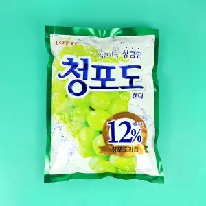 롯데제과 청포도 캔디 1445g 대용량 / 업소 식당 사탕 간식