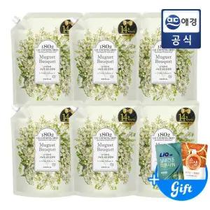 [르샤트라1802]르샤트라 생화향기 고농축 섬유유연제 뮤게부케 1.6L x 6개