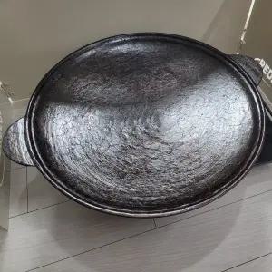 창조명품주물 무쇠 그리들 35cm 무쇠판 가마솥뚜껑 솥뚜껑불판