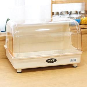 [라이프스토리]위생함2호 먼지차단 물컵보관함 젖병 건조 식기건조대 주방 설거지