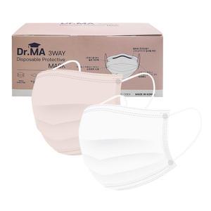 마박사 국산 유한킴벌리MB 3중필터 덴탈마스크 숨쉬기편한 마스크 100매(1box50매x2)