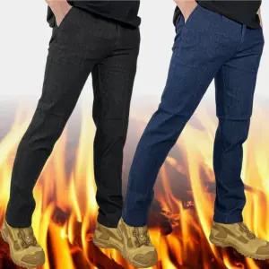 겨울 기모 작업복 청 바지 KB 등산바지 빅사이즈 스판 등산복 남성 남자 빅사이즈 노가다 용접 민방위