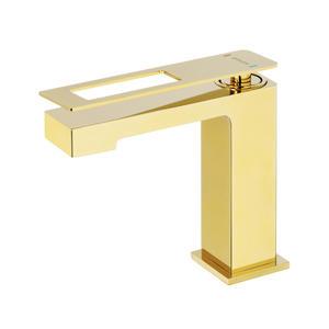 두진바스 Short ASTRO 원홀 세면대수전 DL5000 리얼골드, 1개