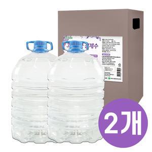 크로바 3차 살균 정제수 10L (pet) x2 증류수 지게차배터리 가습기 세척수 화장품 소독제 UV살균 냉각용수