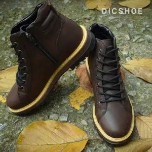 [딕슈][재입고] 딕슈 남성 지퍼 플랫 미들 부츠 워커 SN1WKMA893