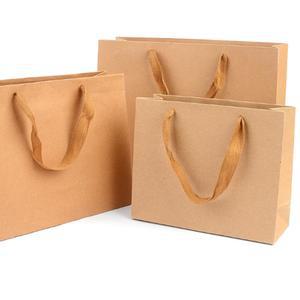 크라프트종이백 가로형쇼핑백 선물포장 무지종이가방