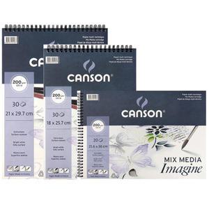 [캔손] 이매진 스케치북 200g A4 30매 [21x29.7cm]