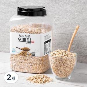 부드러운 오트밀 2.5kg × 2개