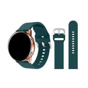 갤럭시워치 20mm 22mm 호환 실리콘 스트랩 다크그린 오렌지 네이비 민트
