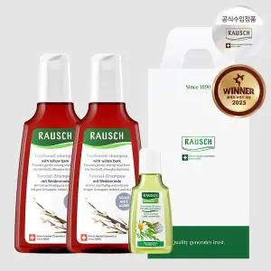 [라우쉬][선물포장] [더블기획]라우쉬 윌로우바크 트리트먼트 샴푸200ml+GIFT