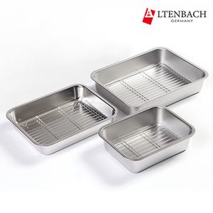 알텐바흐 스텐밧드 3종세트 소 중 대 스탠 바트 밀폐용기 직사각 공구 받드 주방 밧트