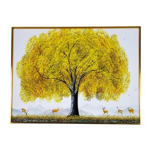 황금 돈나무 고급형 특대 풍수에좋은 부자되는 인테리어 벽걸이 그림 액자 아크릴비즈 하이그로시