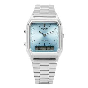 AQ-230A-2A1MQYDF (AQ-230A-2A1) 디지털 아날로그 스퀘어 빈티지 레트로 공용 메탈시