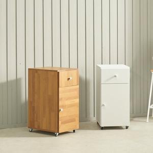 [다하미가구]베리프 틈새 수납장 300 이동식 다용도 거실 침실 서랍장