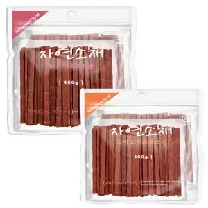 굿데이 자연소재 육포스틱 460g x 2개 오리고기 / 양고기 / 비프 / 연어 / 황태