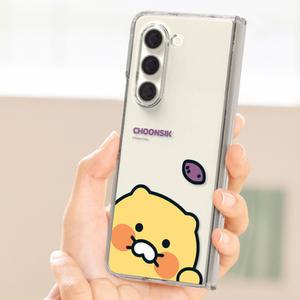갤럭시 Z폴드6 지폴드6/최고급/카카오 프렌즈 춘식이/슬림/하드/클리어/투명/변색방지/맞춤 설계/퍼펙트 핏/아머/귀여운 캐릭터 디자인/범퍼/정품/예쁜/인기/케이스