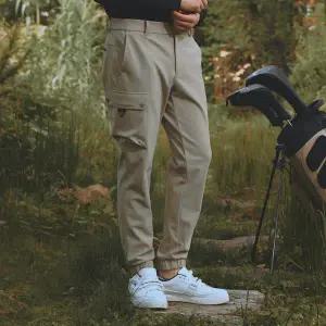 [챌린저](대전신세계)남성 트리코트본딩 카고 조거팬츠 오트밀