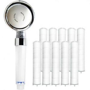 마더센트 3단 분사 필터 샤워기 + 리필 10p 세트, 혼합색상, 1세트 one option