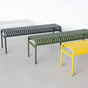 [체어팩토리]스팅벤치 스틸 실내외겸용 야외 테라스 정원 평벤치