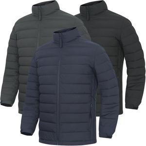 [디바옴므]겨울 베이직 초경량 하이넥 집업 패딩 점퍼 자켓 골프 작업복