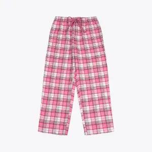 [롯데백화점]예스 선염트윌기모 체크 레드 여성 파자마 하의 YSWEZ854