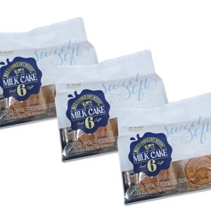 노브랜드 우유케이크 300g x 3팩 개별포장 디저트케익 1팩당6개입