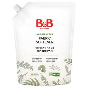 비앤비 비건 섬유유연제 1500ml 리필형