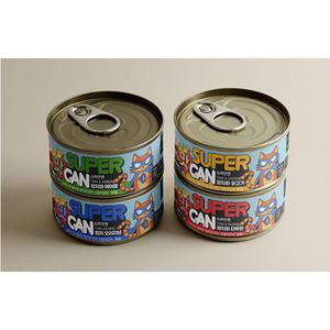 슈퍼맛 고양이캔 80g 길냥이 캔 참치 닭가슴살 타우린 헤어볼