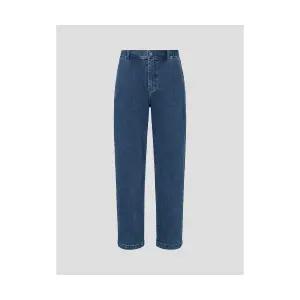 빈폴멘청바지 남성 스트레이트핏 레귤러핏 밴딩 남자 진청 데님 팬츠 RB279