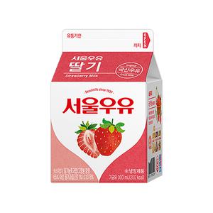 서울우유 딸기우유 팩음료 300ml x 10개