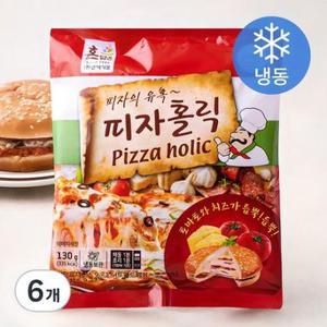 피자홀릭 (냉동), 130g, 6개 one option