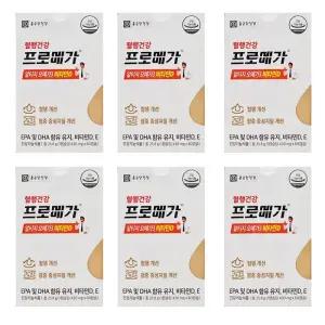 종근당건강 프로메가 알티지 오메가3 비타민D 430mg 60캡슐 6박스 SCZ
