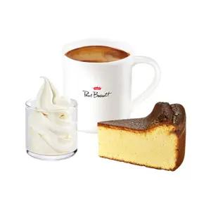 [폴 바셋] 바스크 치즈 케이크+밀크아이스크림+룽고S