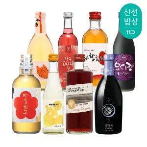 [품질보장] 과일주세트_장수오미자,호감,사랑할때12,오디랑,빙탄복,덕유산머루주,맑은내일유자,매실원주13