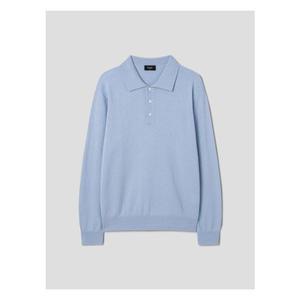 [갤럭시라이프스타일][갤럭시 라이프스타일] [三無衣服] 캐시미어 블렌드 폴로넥 스웨터  스카이 블루 (...