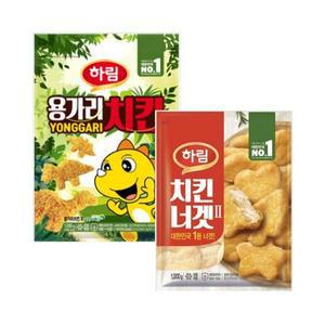 하림 용가리치킨 1kg + 하림 치킨너겟2 1kg