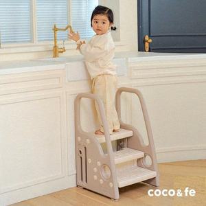[코코페] 튼튼안전 논슬립 유아 디딤대 2단 3단 아기 계단