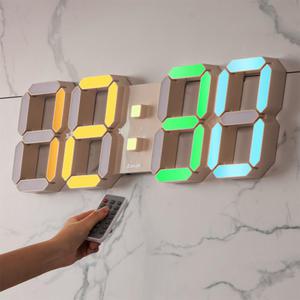 국산 루나리스 오로라 GPS 수신 LED 대형 인테리어 디지털 전자 LED 벽시계 체육관 강당 외벽 창밖 54cm