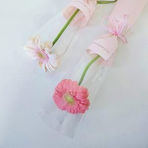 3개세트 생화한송이 소국 거베라 꽃 한송이 포장 생화택배 꽃배달싼곳