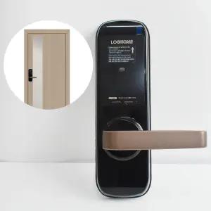 에버넷 목문도어락 L701W 목문용 디지털도어록 방문 나무문 번호키 손잡이 사무실