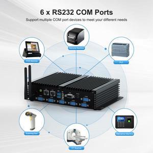 HYSTOU 팬리스 미니 PC, 8 번째 프로세서, 인텔 코어 i5-8250U, DDR4, 윈도우 10/11, Pfsense, USB HDMI,