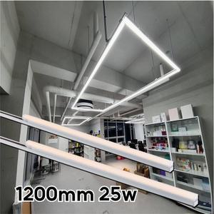 레일조명 LED T10 라인조명 1200mm 25w T라인 플리커프리 두영 KS 레일형 일자 LED 형광등