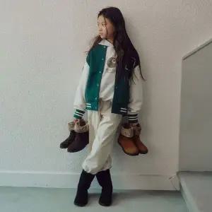 [보리보리/아이들]1134 키즈 & 맘 스웨이드 청키 퍼 부츠 - 카멜