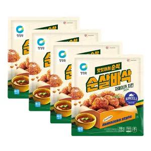 청정원 순살바삭자메이카스타일치킨 300g, 4개
